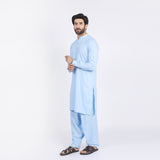 Valuable Men's Slim Fit Shalwar Suit - Sky Blue, Men's Shalwar Kameez, Chase Value, Chase Value