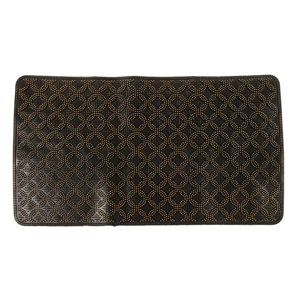 Fancy Rubber Dot Mat - Black, Mats, Chase Value, Chase Value