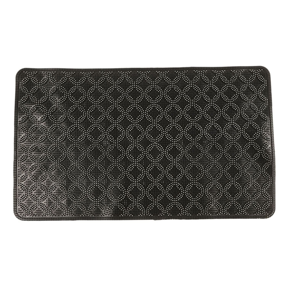 Fancy Rubber Dot Mat - Black, Mats, Chase Value, Chase Value