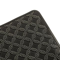 Fancy Rubber Dot Mat - Black