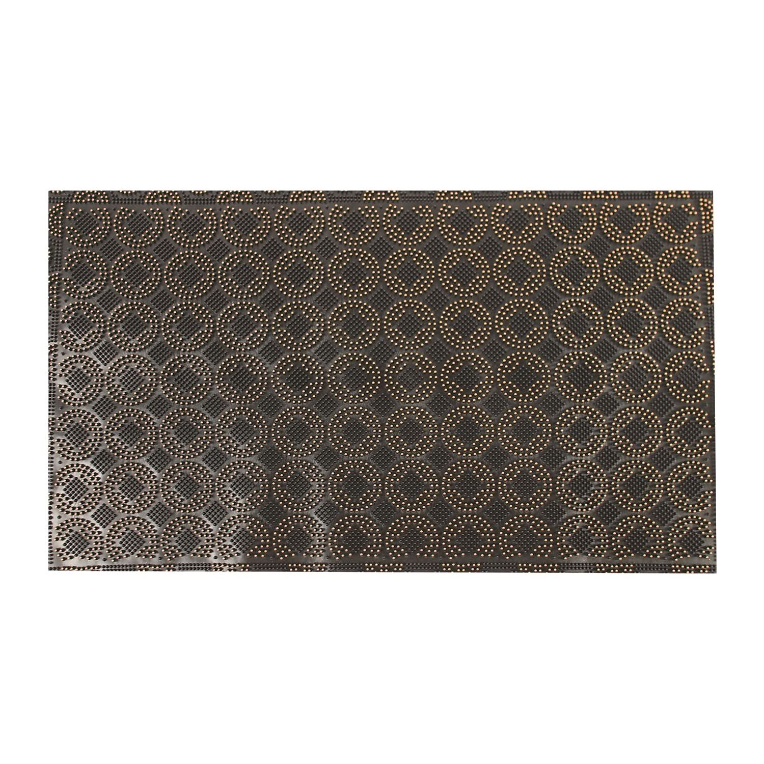 Fancy Rubber Dot Mat - Black, Mats, Chase Value, Chase Value