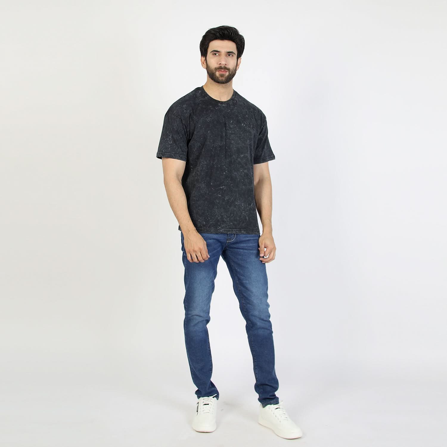 Eminent Men's Round Neck Half Sleeves T-Shirt  - Black, Men's T-Shirts & Polos, Eminent, Chase Value