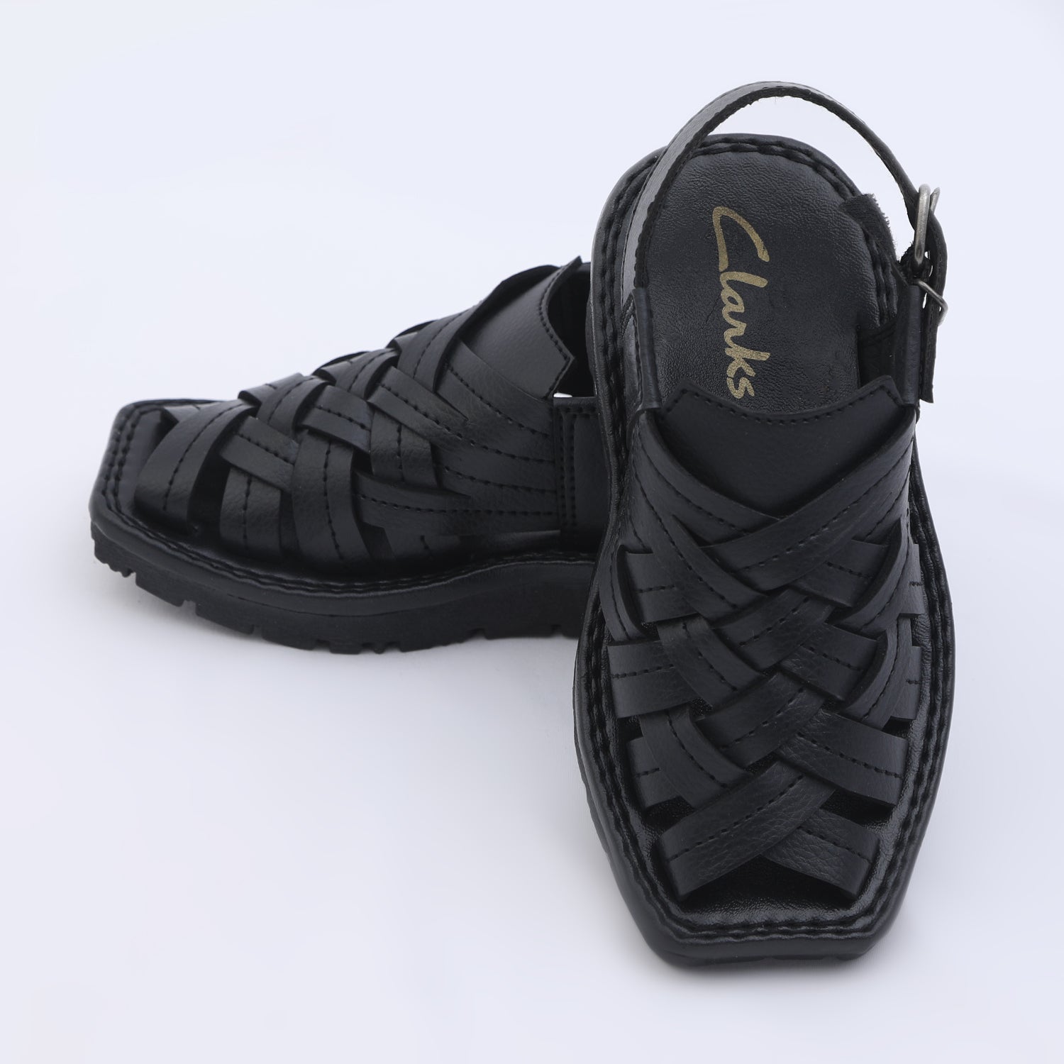 Boys Peshawari Sandal - Black, Boys Sandals, Chase Value, Chase Value
