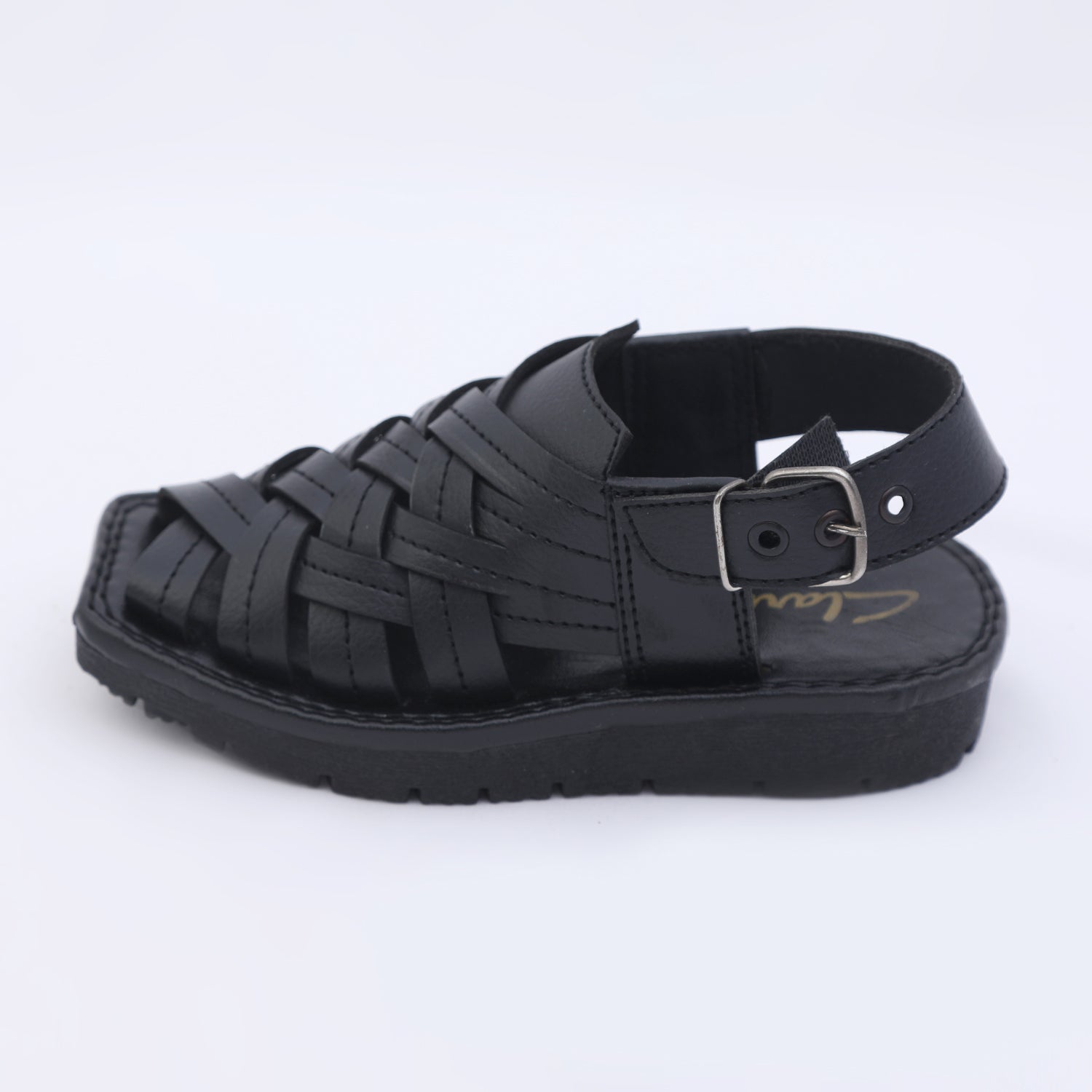 Boys Peshawari Sandal - Black, Boys Sandals, Chase Value, Chase Value