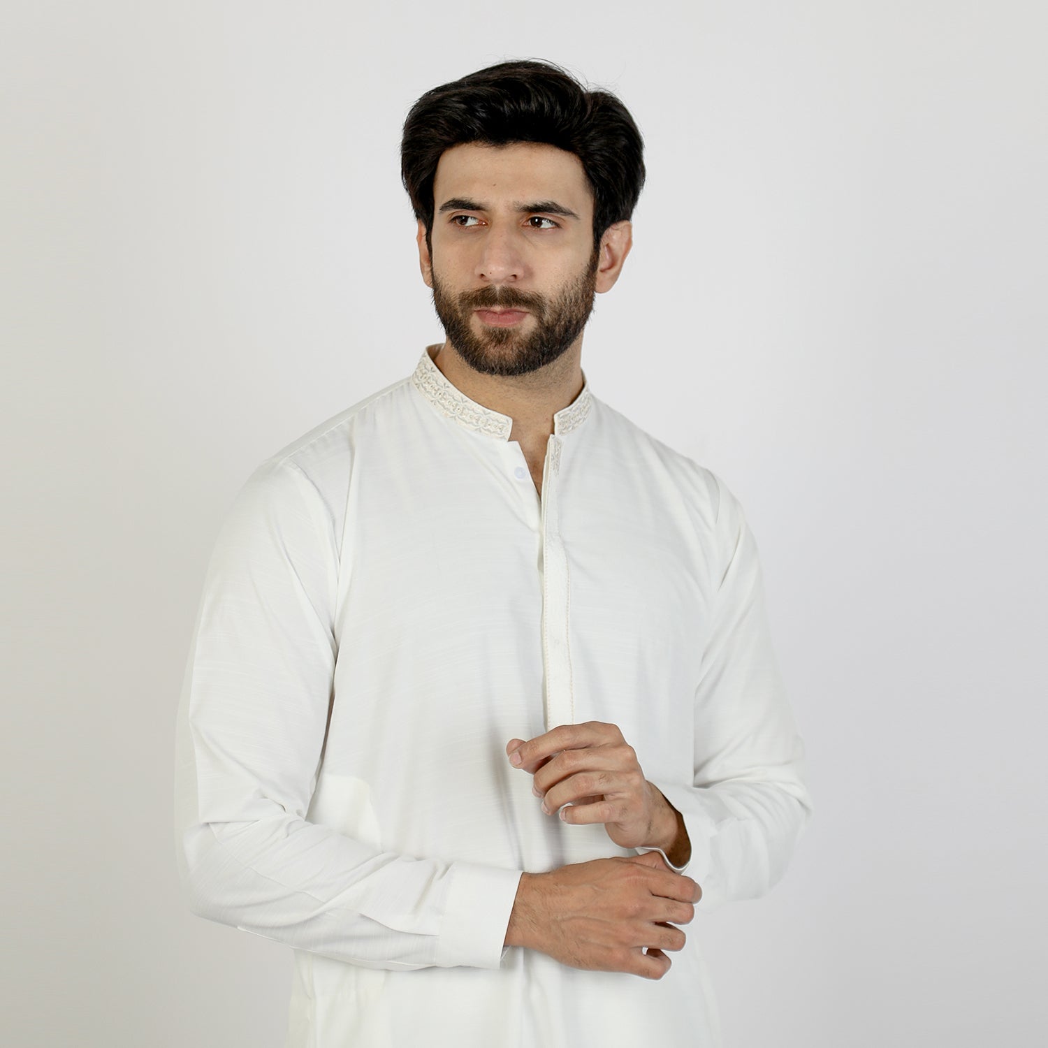 Eminent Men's Kurta Shalwar Suit - Off White, Men's Shalwar Kameez, Eminent, Chase Value