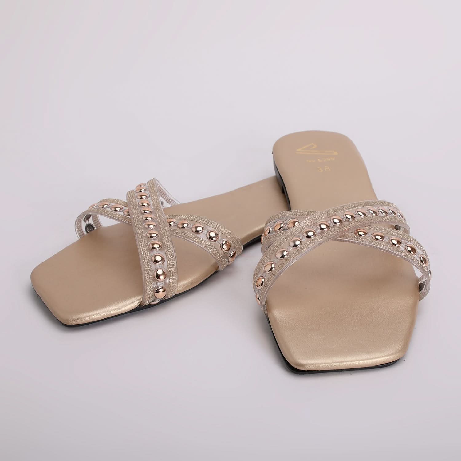 Women's Slipper - Golden, Women Slippers, Chase Value, Chase Value