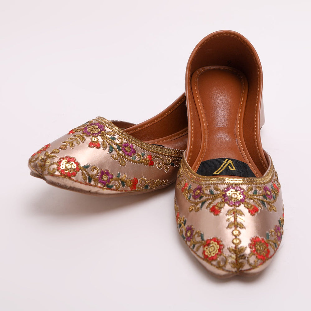 Women's Khussa - Peach, Women Khussa, Chase Value, Chase Value