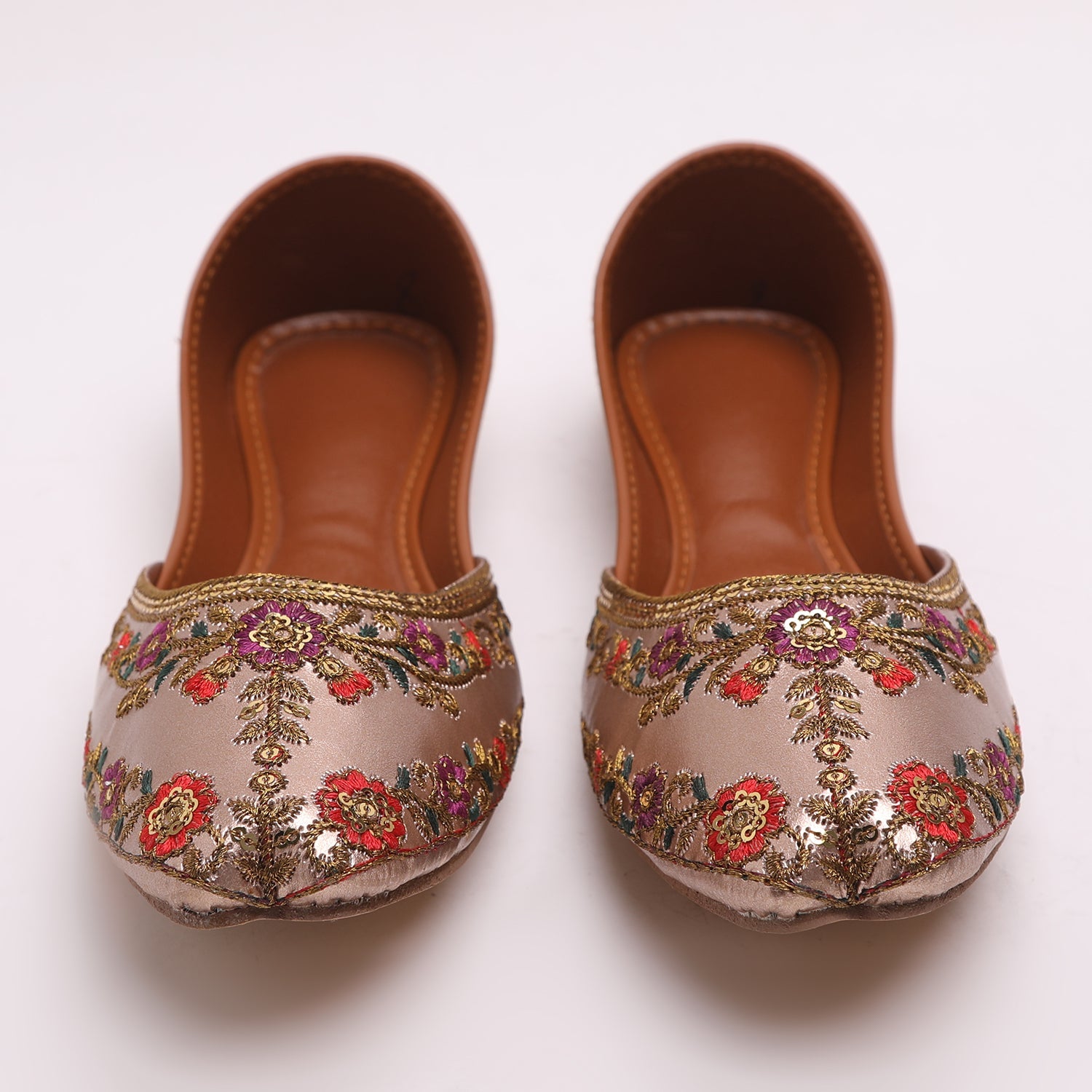 Women's Khussa - Peach, Women Khussa, Chase Value, Chase Value