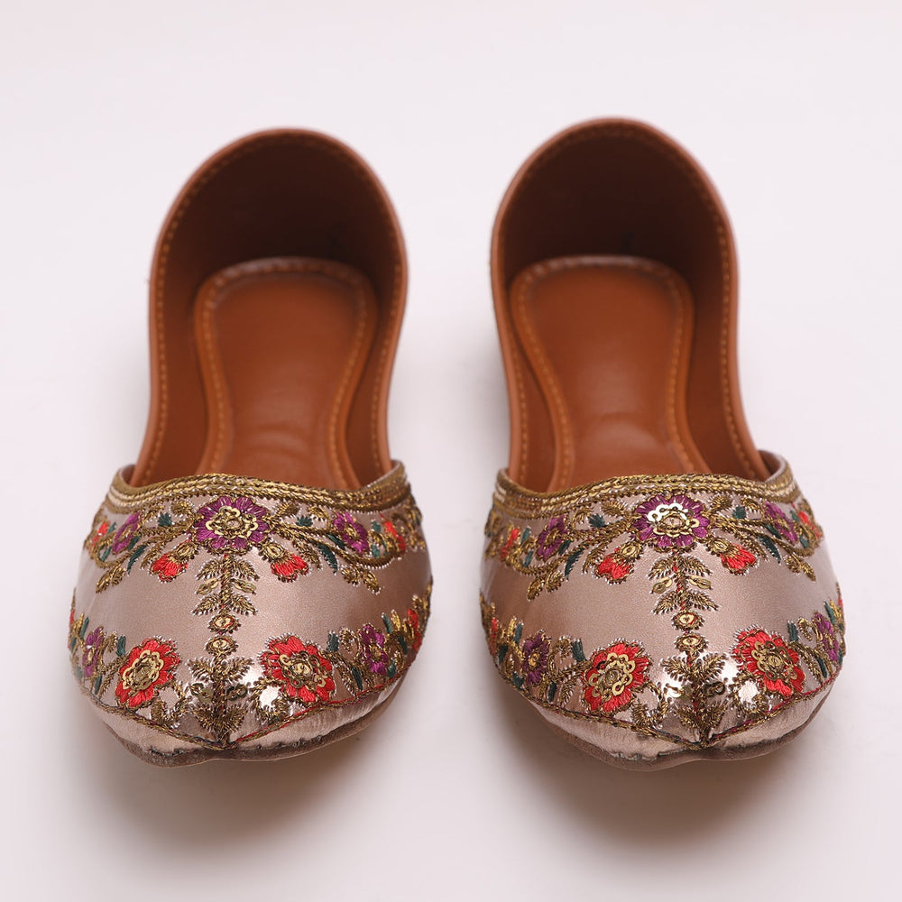 Women's Khussa - Peach, Women Khussa, Chase Value, Chase Value