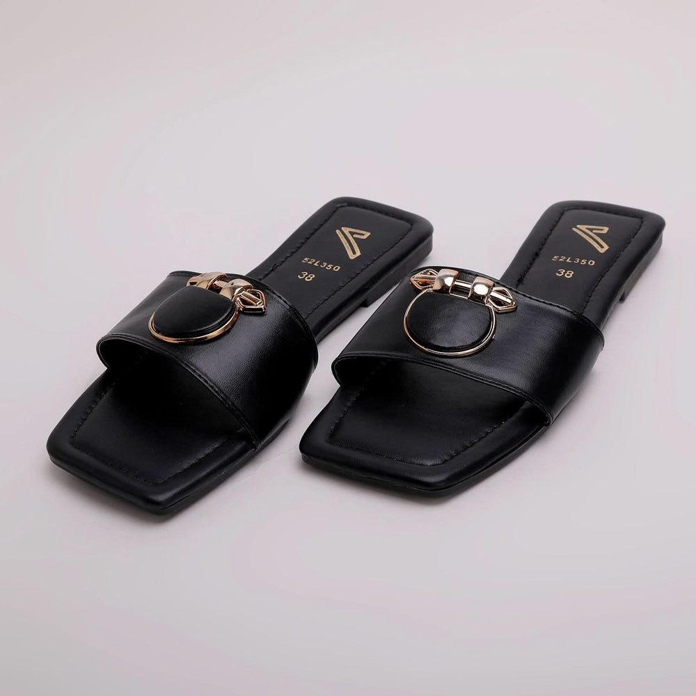 Women's Slipper - Black, Women Slippers, Chase Value, Chase Value