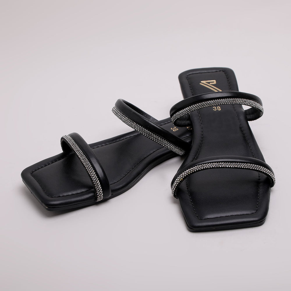 Women's Slipper - Black, Women Slippers, Chase Value, Chase Value