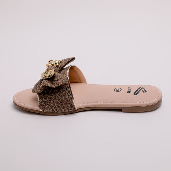 Girls Slipper - Mustard