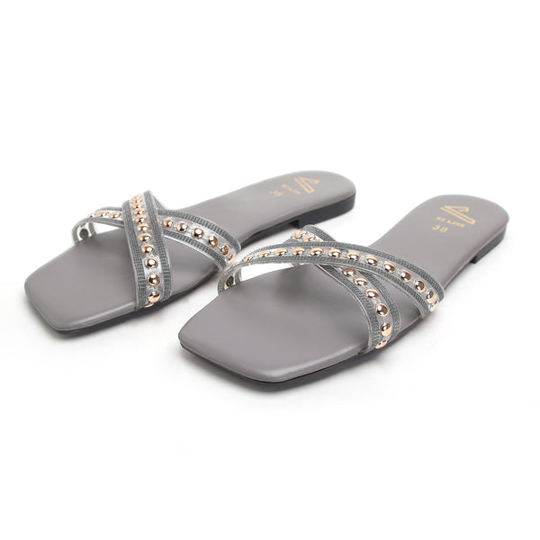 Women's Slipper - Grey