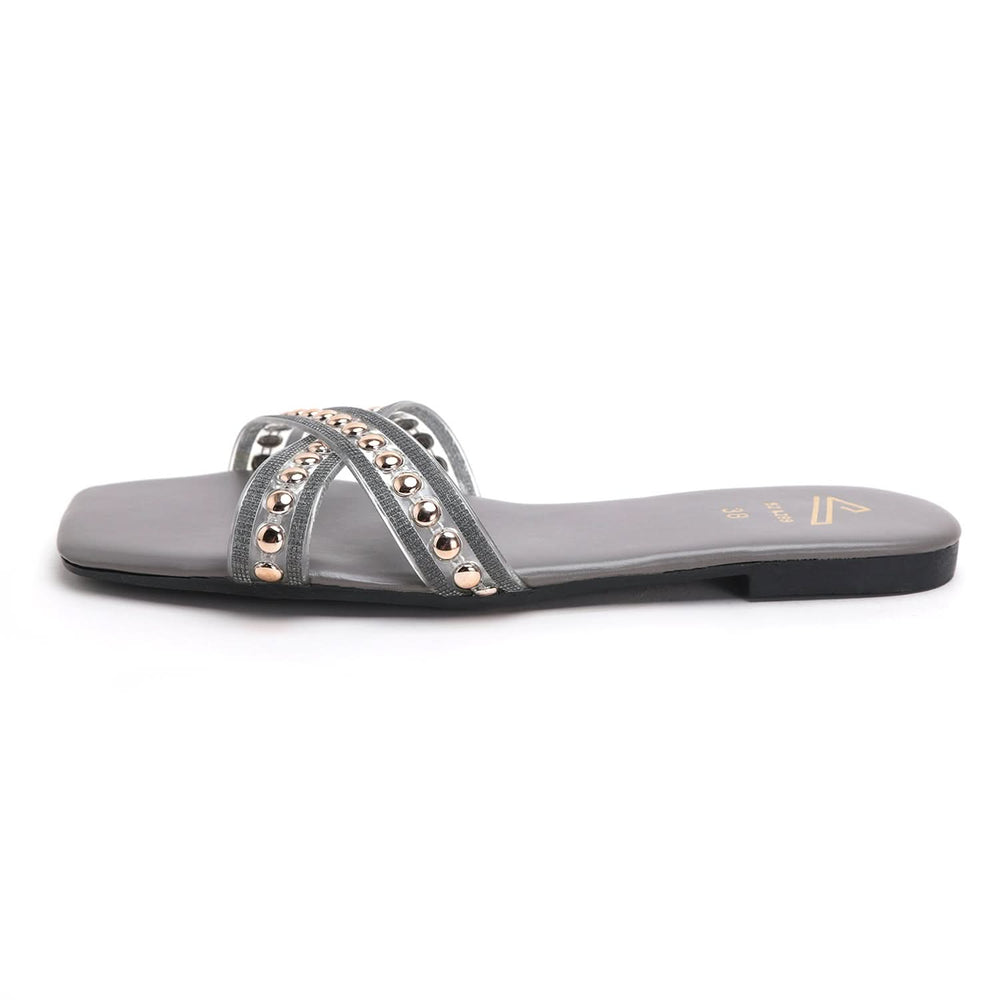 Women's Slipper - Grey, Women Slippers, Chase Value, Chase Value