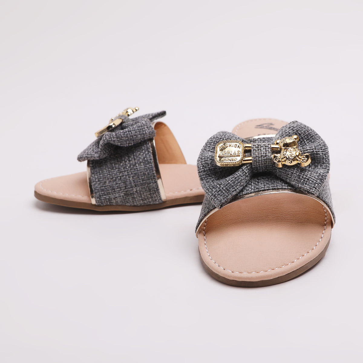 Girls Slipper - Grey, Girls Slippers, Chase Value, Chase Value