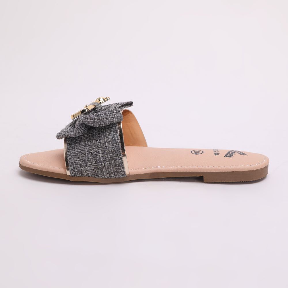 Girls Slipper - Grey, Girls Slippers, Chase Value, Chase Value