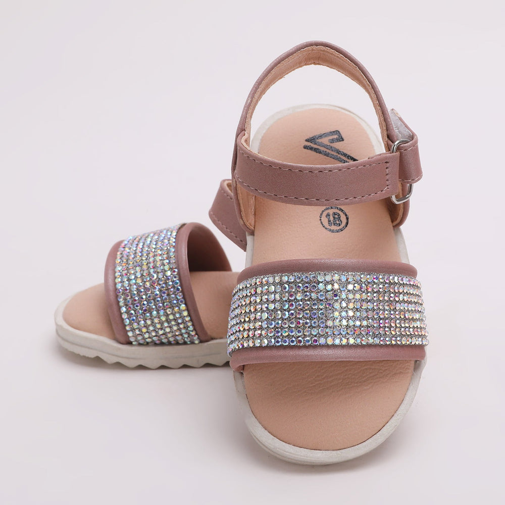 Girls Sandals - Peach, Girls Sandals, Chase Value, Chase Value