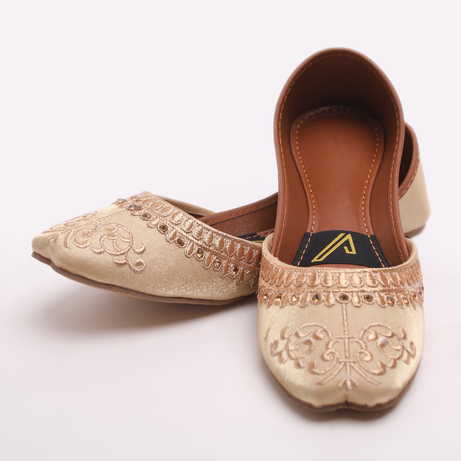 Women's Khussa - Golden, Women Khussa, Chase Value, Chase Value