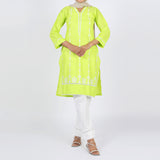 Women's Embroidered Kurti - Highlighter, Women Ready Kurtis, Chase Value, Chase Value