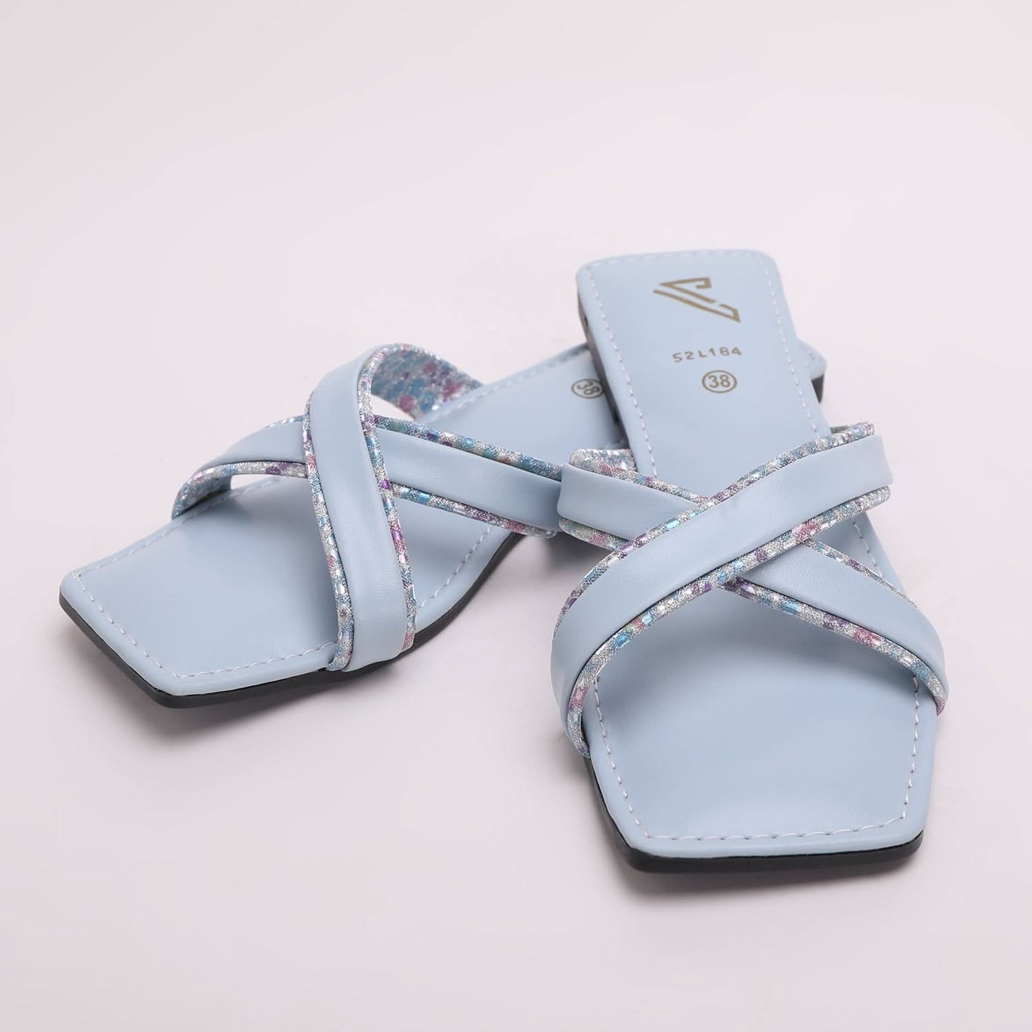 Women's Slipper - Sky Blue, Women Slippers, Chase Value, Chase Value