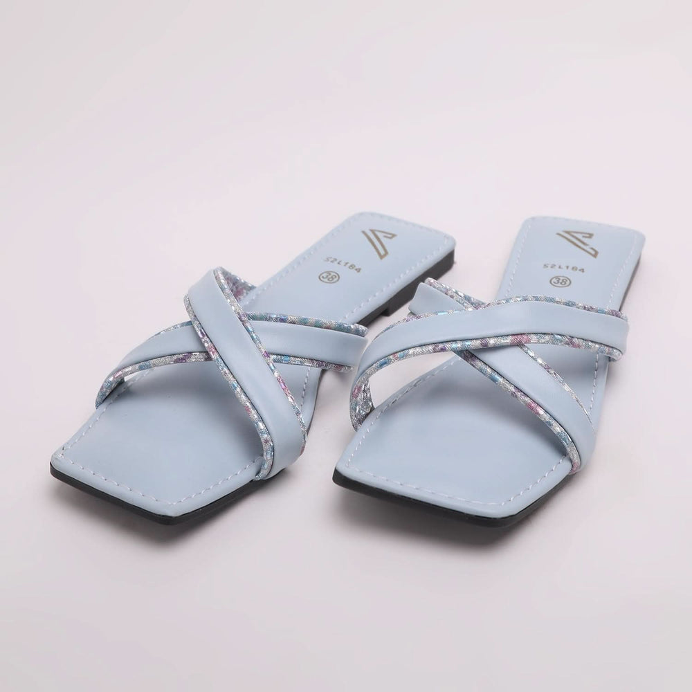 Women's Slipper - Sky Blue, Women Slippers, Chase Value, Chase Value