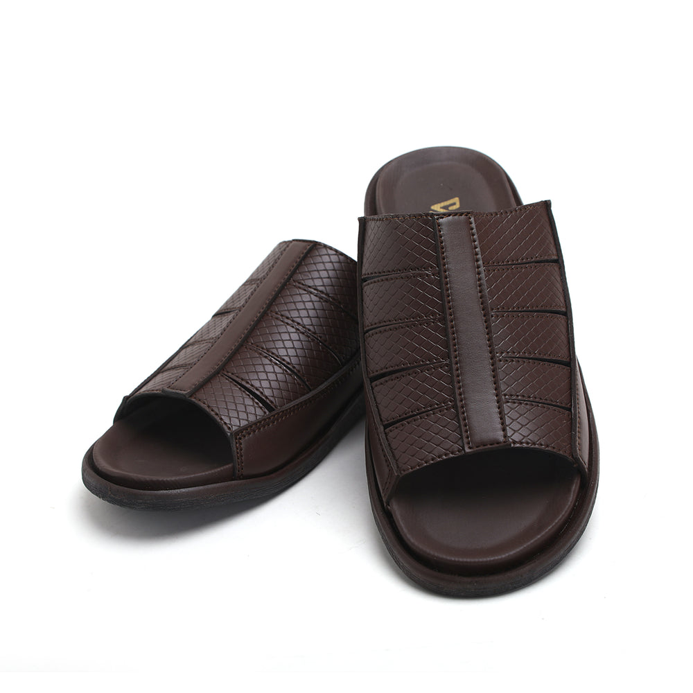 Men's Slipper - Brown, Men's Slippers, Chase Value, Chase Value