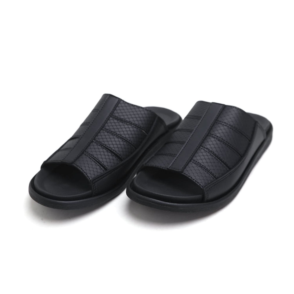Men's Slipper - Black, Men's Slippers, Chase Value, Chase Value