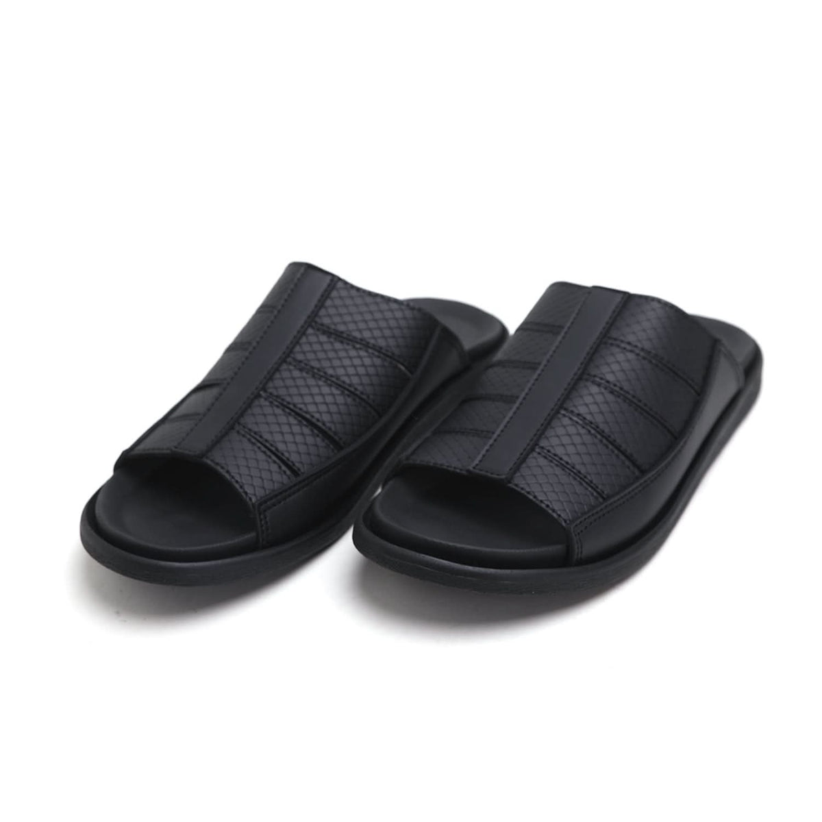 Men's Slipper - Black, Men's Slippers, Chase Value, Chase Value