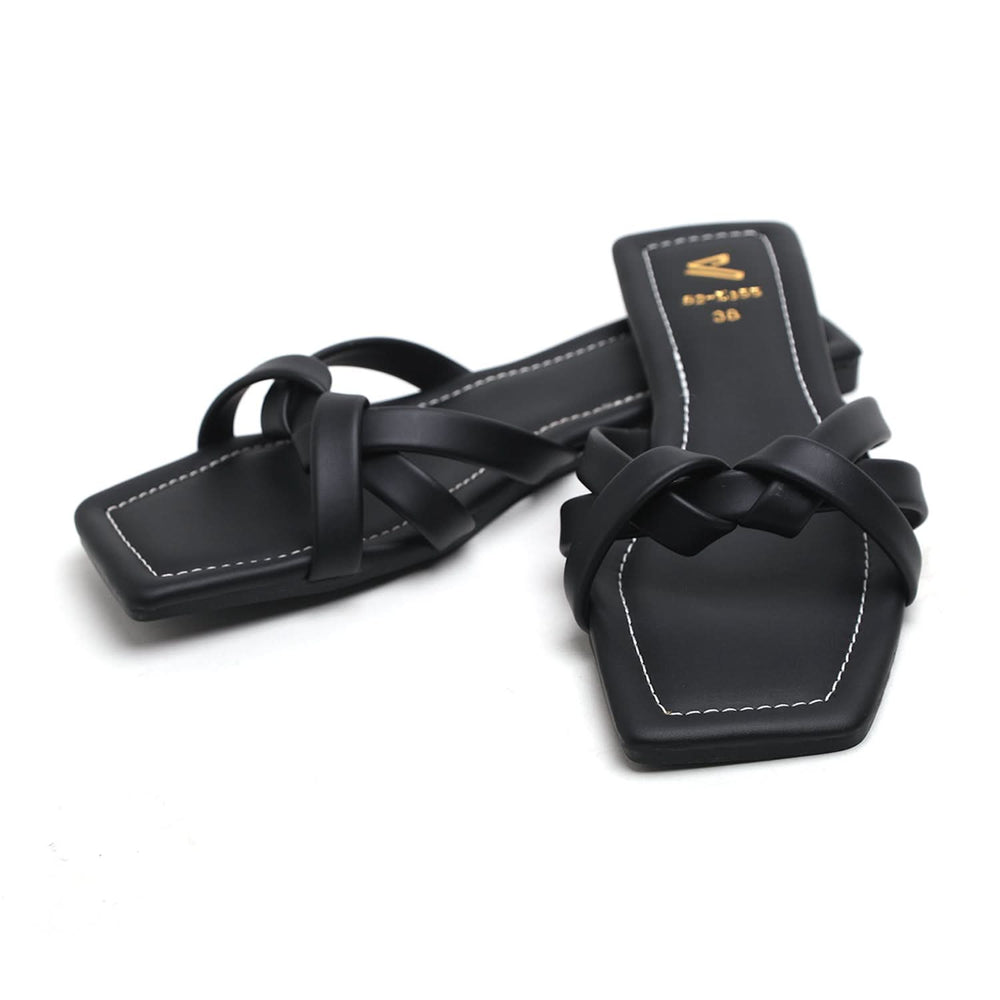 Women's Slipper - Black, Women Slippers, Chase Value, Chase Value