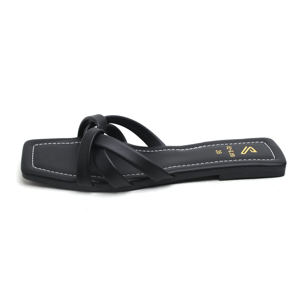 Women's Slipper - Black, Women Slippers, Chase Value, Chase Value
