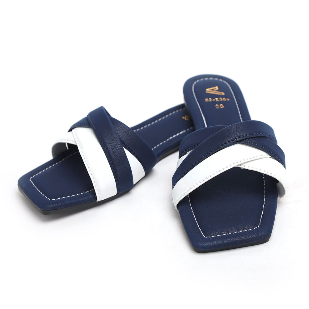 Women's Slipper - Navy Blue, Women Slippers, Chase Value, Chase Value