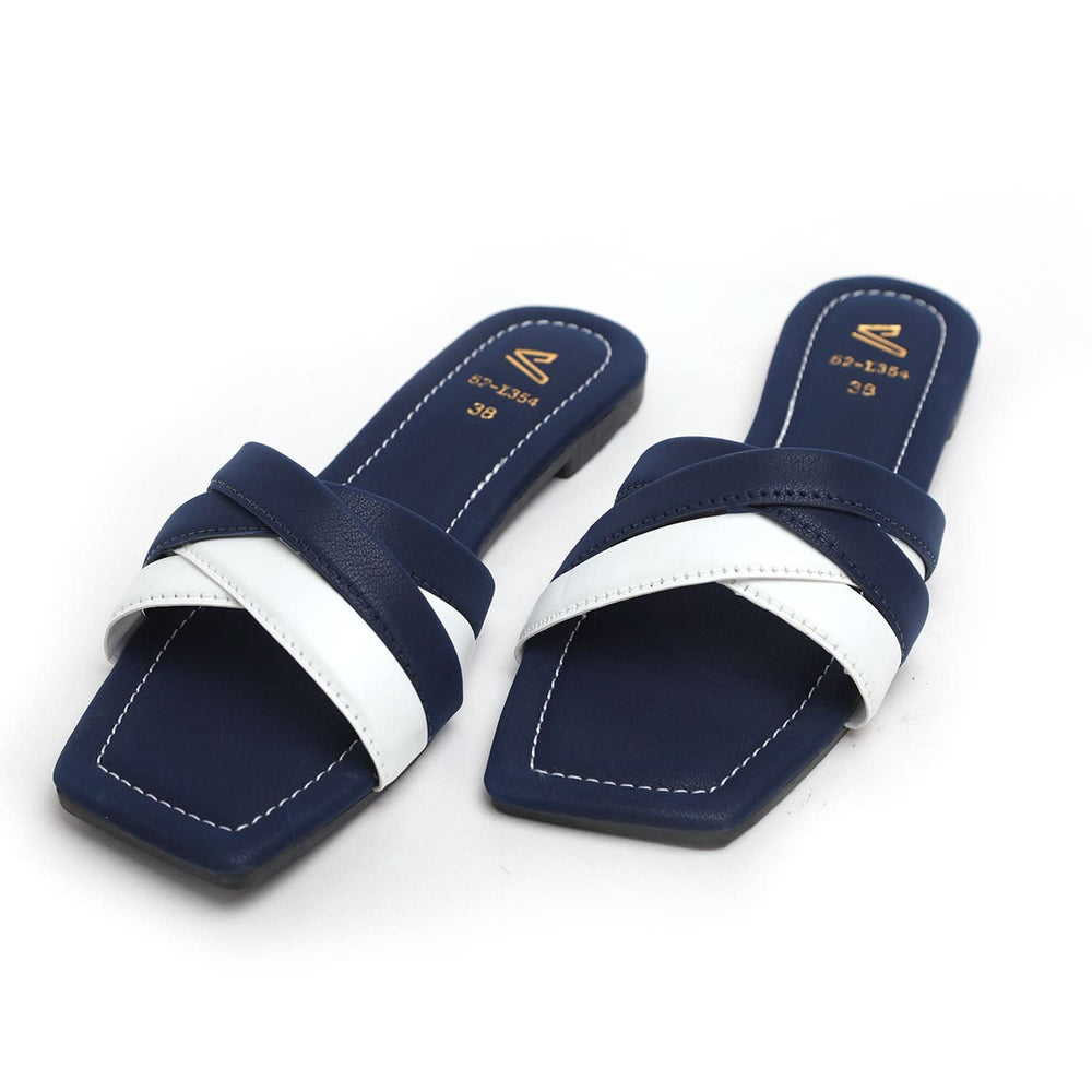 Women's Slipper - Navy Blue, Women Slippers, Chase Value, Chase Value