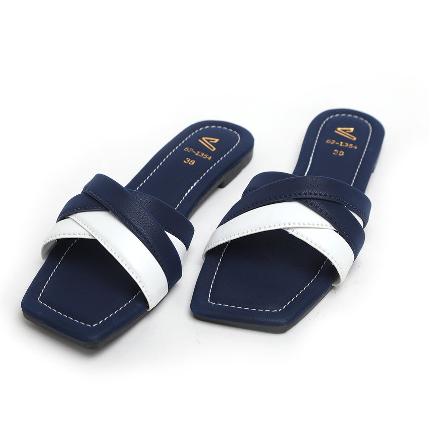 Women's Slipper - Navy Blue