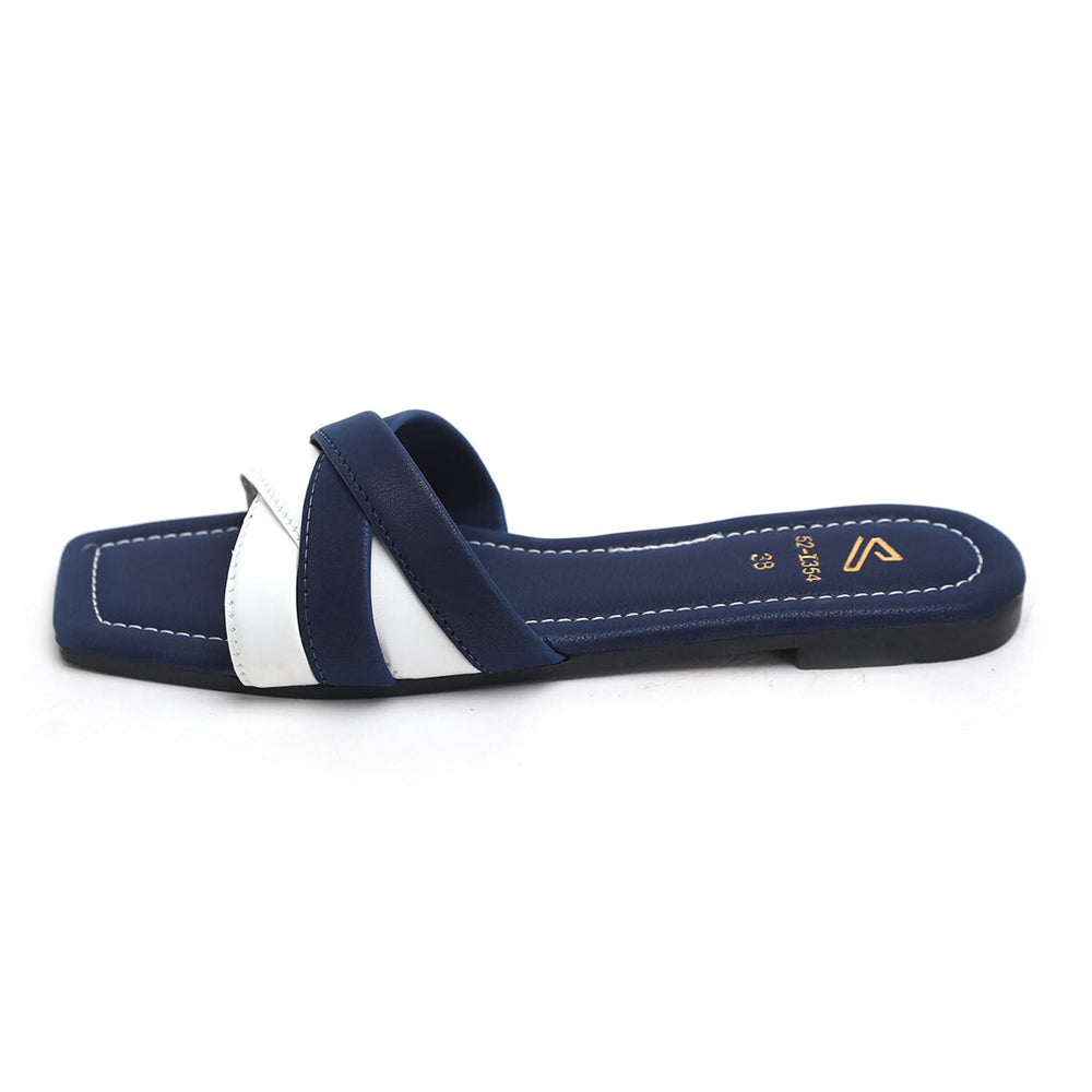 Women's Slipper - Navy Blue, Women Slippers, Chase Value, Chase Value