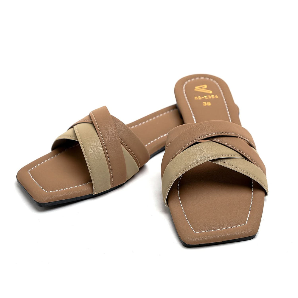 Women's Slipper - Brown, Women Slippers, Chase Value, Chase Value
