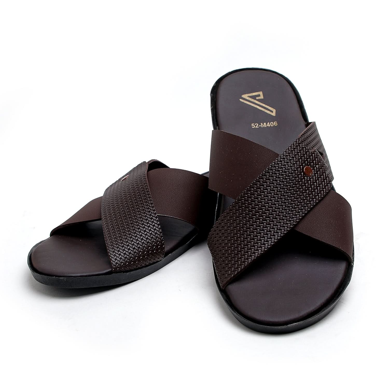 Men's Slipper - Brown, Men's Slippers, Chase Value, Chase Value