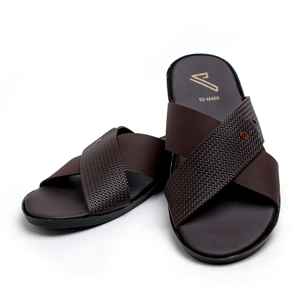 Men's Slipper - Brown, Men's Slippers, Chase Value, Chase Value