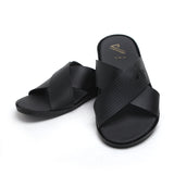 Men's Slipper - Black, Men's Slippers, Chase Value, Chase Value