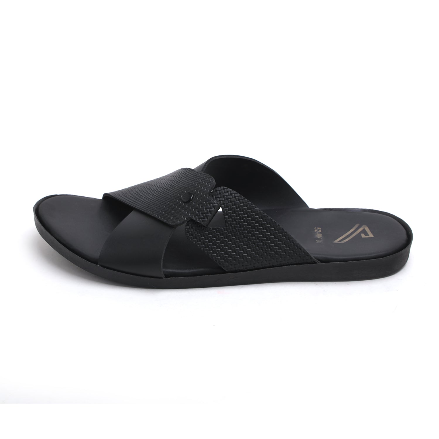 Men's Slipper - Black, Men's Slippers, Chase Value, Chase Value