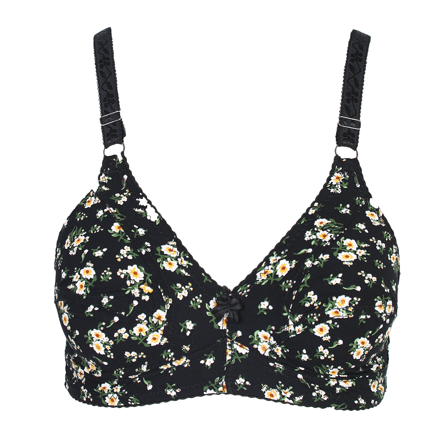 Women's Cotton Bra - Black, Women Bras, Chase Value, Chase Value