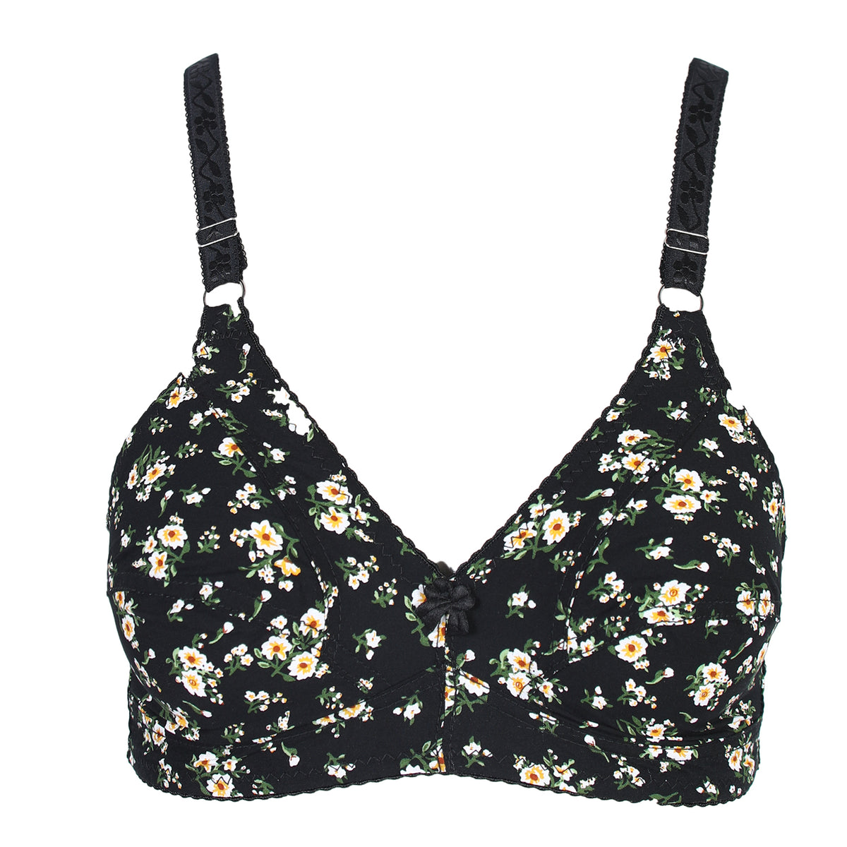 Women's Cotton Bra - Black, Women Bras, Chase Value, Chase Value
