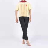 Eminent Women's Half Sleeves T-Shirt - Lemon, Women T-Shirts & Tops, Eminent, Chase Value