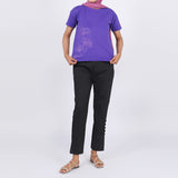 Eminent Women's Half Sleeves T-Shirt - Purple, Women T-Shirts & Tops, Eminent, Chase Value