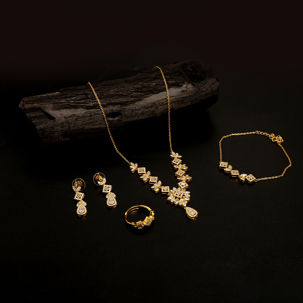 Fancy Combo Set Pack Of 4, Women Jewellery Set, Chase Value, Chase Value