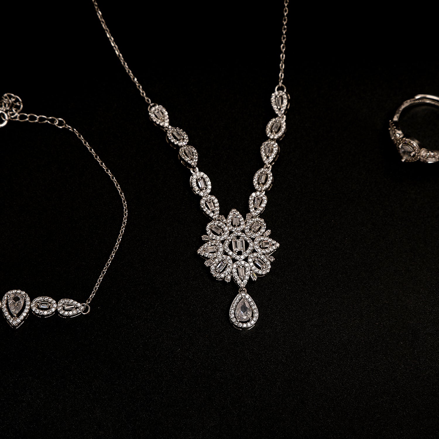 Fancy Combo Set Pack Of 4, Women Jewellery Set, Chase Value, Chase Value