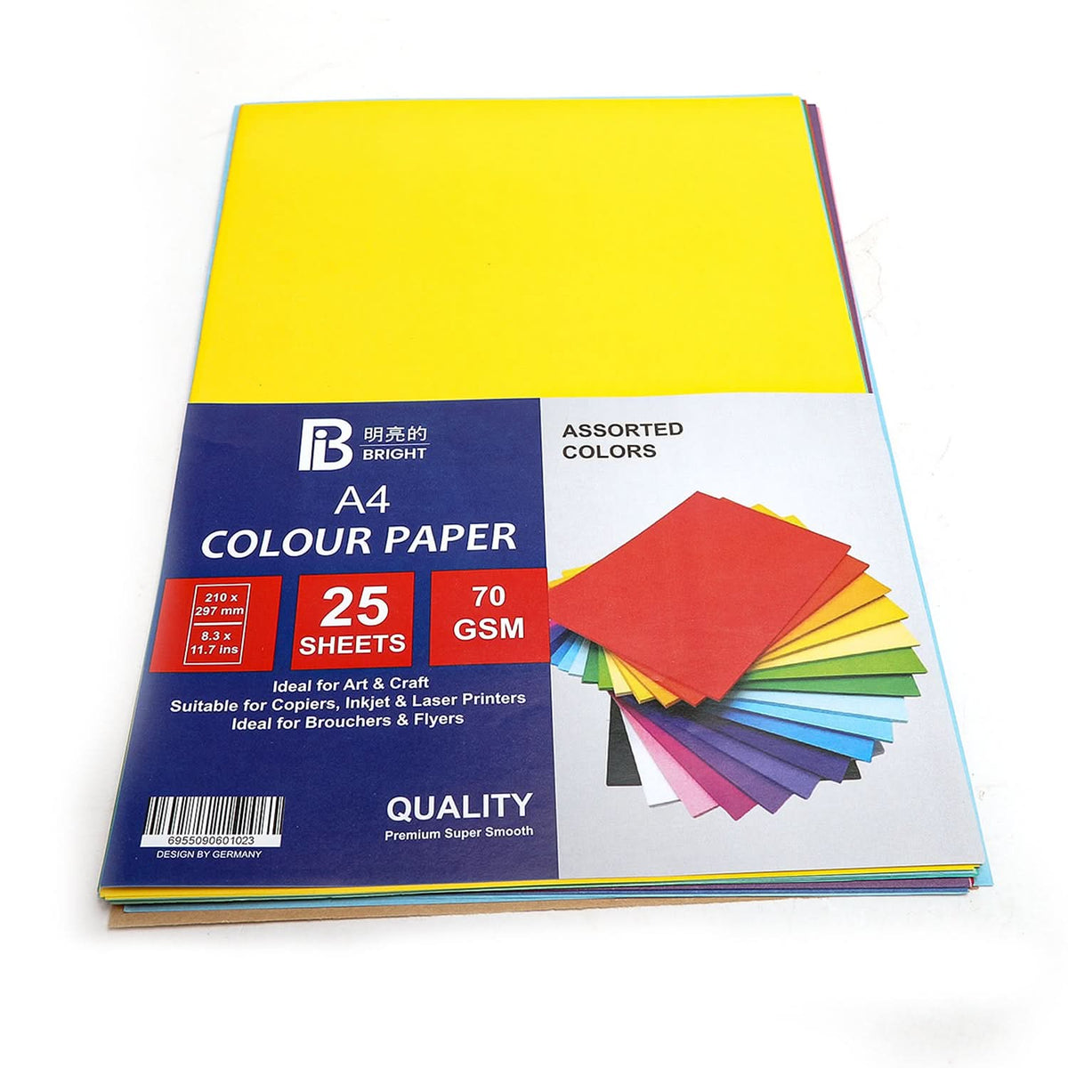Color Paper 25 Pcs - Multi Color, Pencil Boxes & Stationery Sets, Chase Value, Chase Value