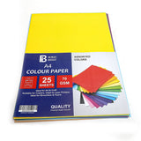 Color Paper 25 Pcs - Multi Color, Pencil Boxes & Stationery Sets, Chase Value, Chase Value