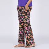 Eminent Women's Printed Trouser - Black, Women Pants & Tights, Eminent, Chase Value