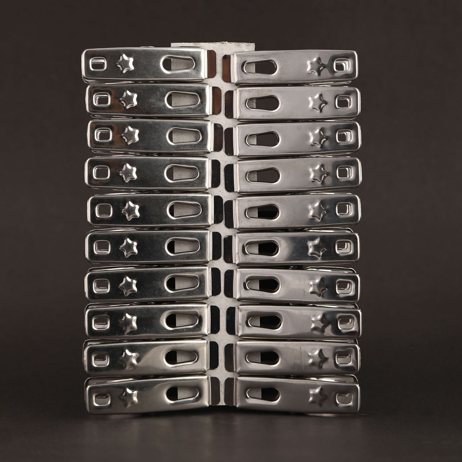 Cloth Clip S.S 20Pcs - Silver, Home Accessories, Chase Value, Chase Value