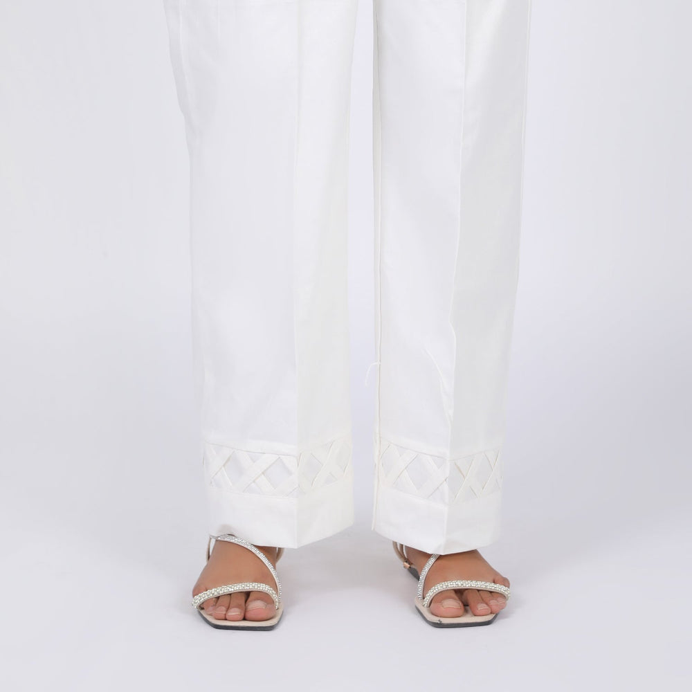 Women's Trouser - White, Women Pants & Tights, Chase Value, Chase Value